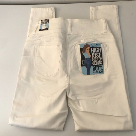 Urban Planet - White high rise skinny jeans - Size 9 / 29 - Picture 6 of 16